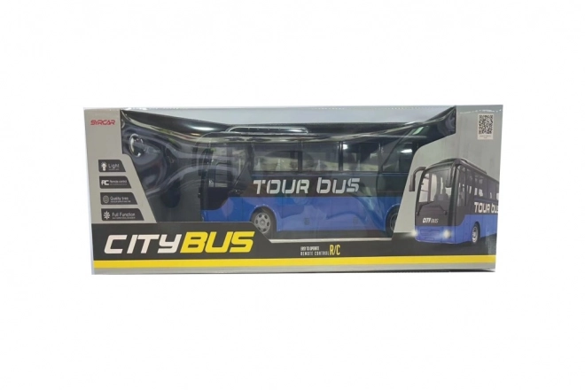 Autobus RC télécommandé bleu