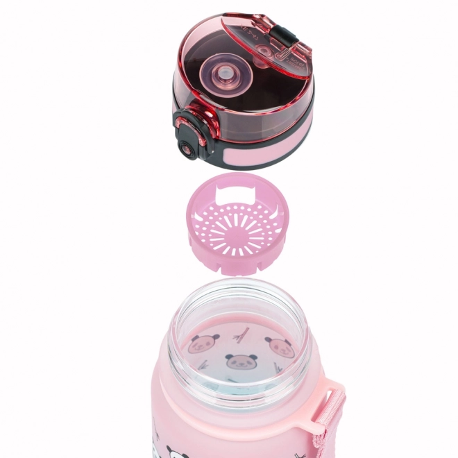 BAAGL Bouteille à boire Tritan Gradient Panda 350 ml