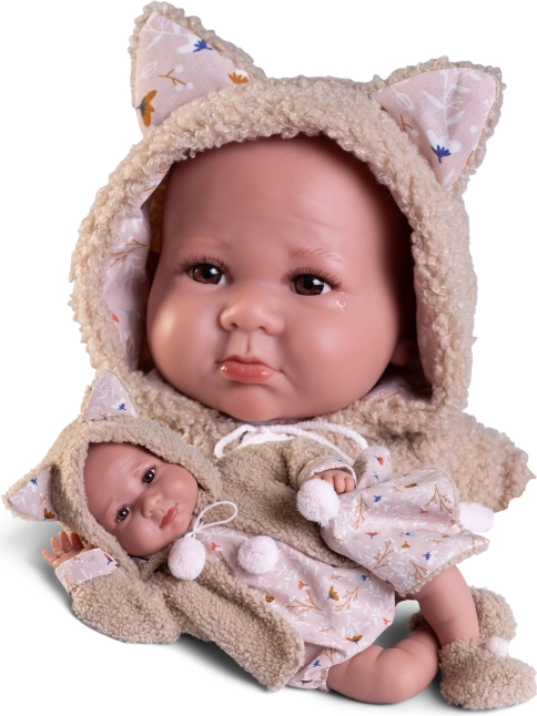 Poupée réaliste bébé Antonio Juan Luca avec corps souple 42 cm