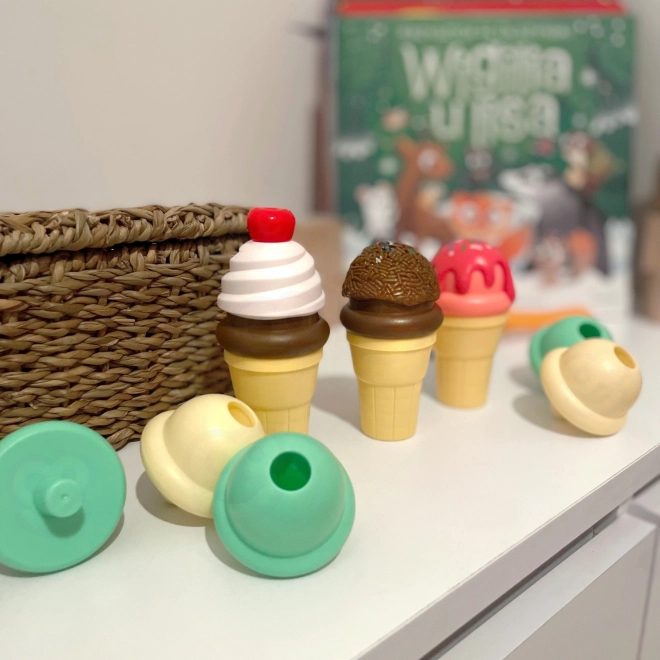 Ensemble de jeux de crème glacée Ice Cream Play Set 15 pcs