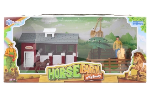 Étable pour chevaux avec accessoires