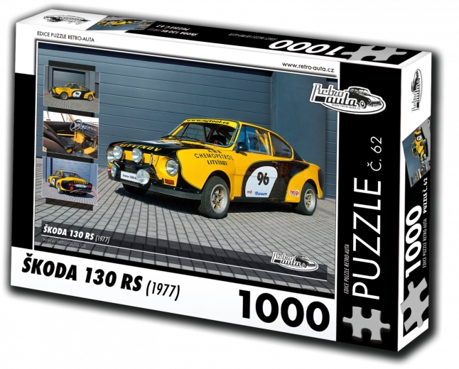 Puzzle RETRO-AUTA Škoda 130 RS (1977) – 1000 pièces