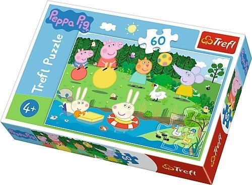 Puzzle Peppa Pig / Peppa Pig Activités de vacances 33x22cm 60 pièces dans une boîte 21x14x4cm