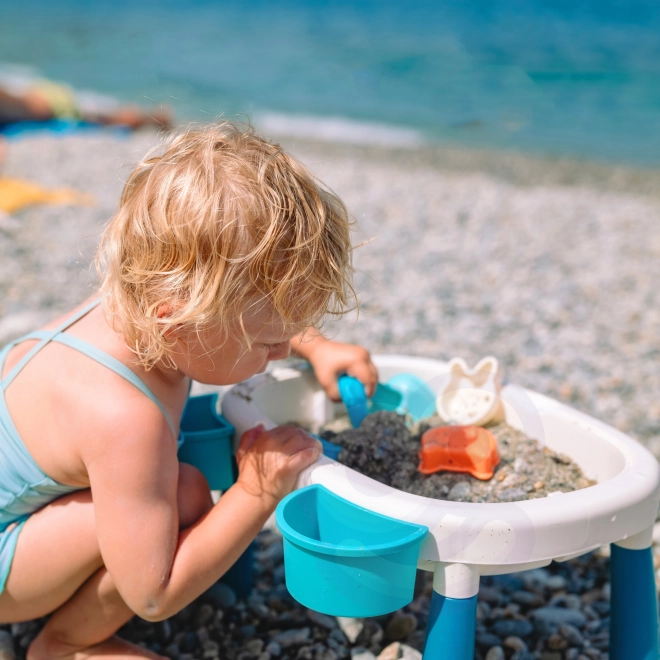 Table à eau et sable Woopie 2 en 1, 7 pièces