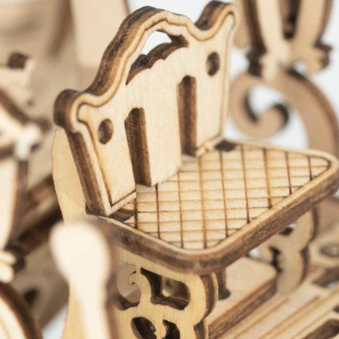 Carrosse en citrouille - Maquette en bois 3D