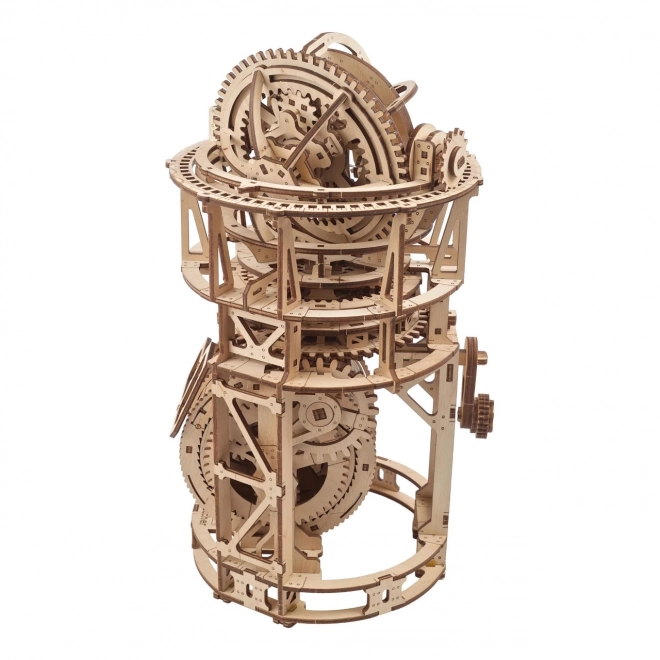 Ugears modèle mécanique en bois mécanisme d'horloge avec tourbillon