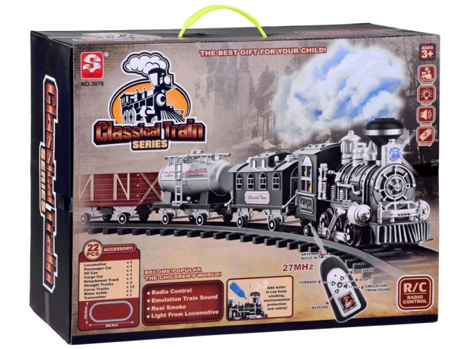 RC0612 Locomotive avec wagons télécommandés