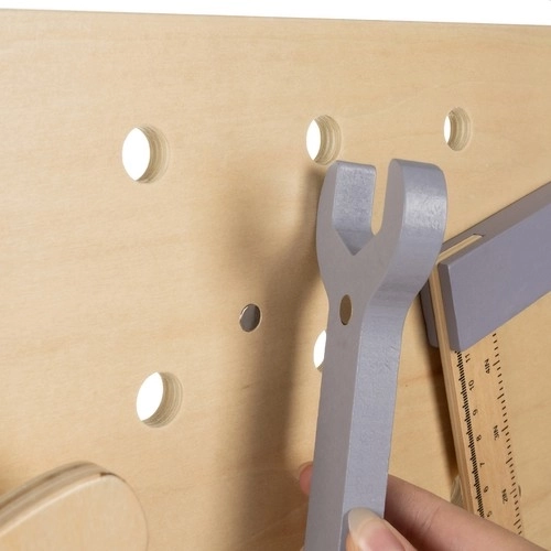 Kruzzel 24820 Atelier en bois pour enfants avec outils