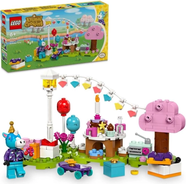 Lego Animal Crossing cheval Julian et fête d’anniversaire