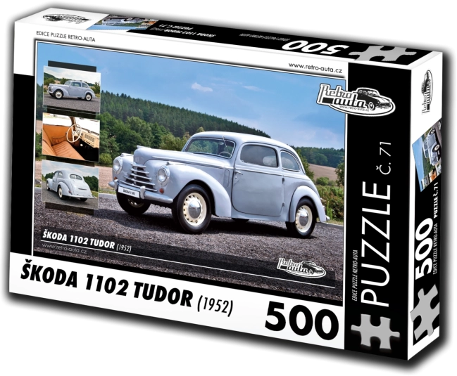 Puzzle Rétro-voitures Škoda 1102 Tudor 500 pièces