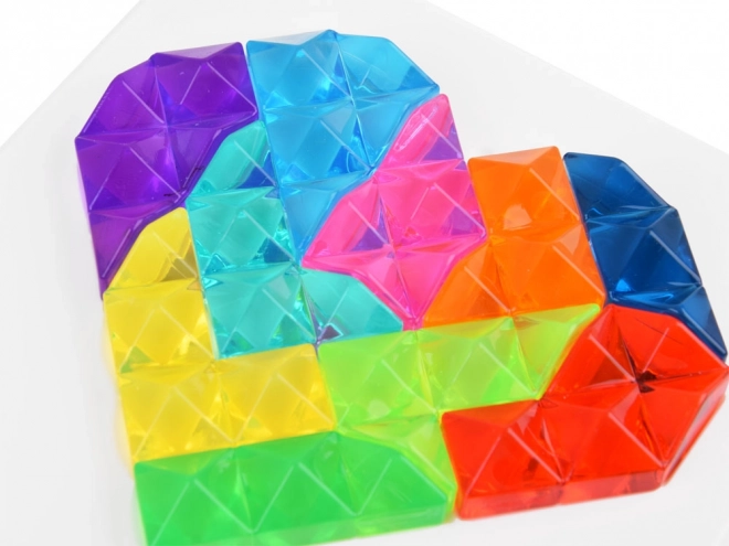 Puzzle en diamants colorés