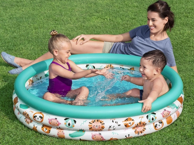 Bestway piscine gonflable enfants Safari animaux