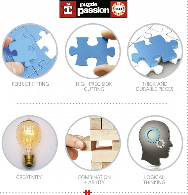 EDUCA Puzzle Maison de Fée 500 pièces