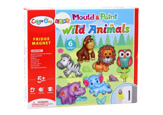 Ensemble créatif DIY Magnets en plâtre Animaux