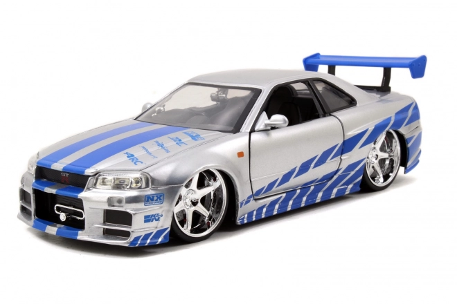 Auto rapide et furieux 2002 Nissan Skyline 1:24