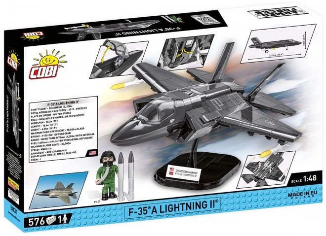 COBI 5831 Forces Armées F-35A Lightning II Norvège, 1:48
