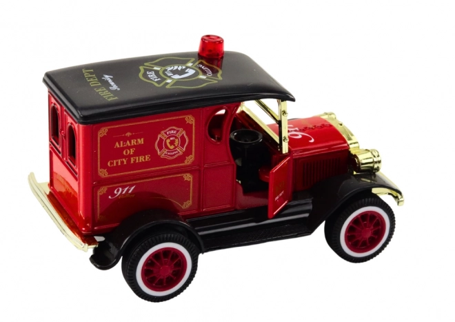 Camion de pompiers classique 1:36 Feux moteurs sonnent rouge