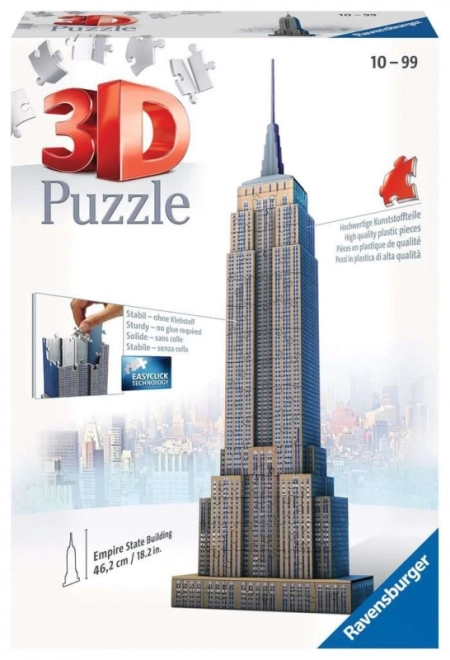 Puzzle 3D Empire State Building New York de Ravensburger 216 pièces