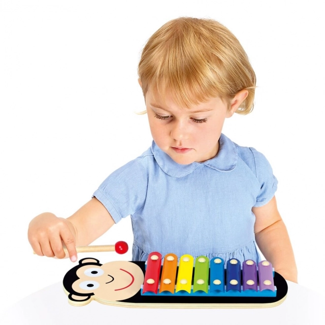 Bino Xylophone en métal Singe