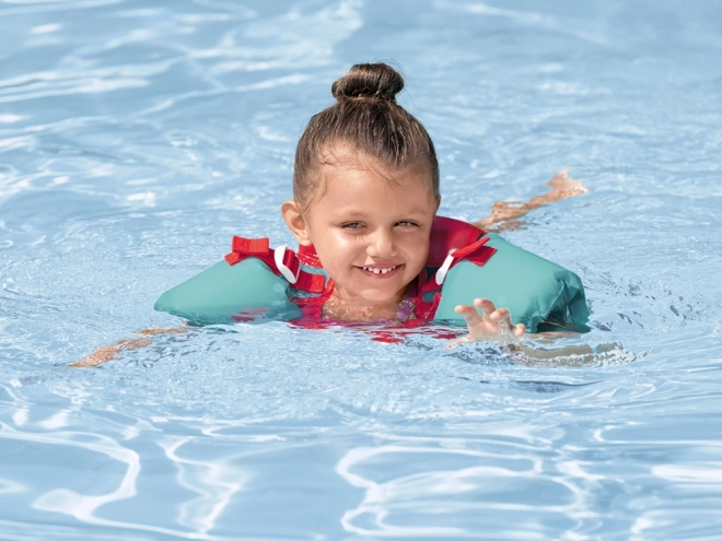 Gilet de natation pour enfants avec manches Petite sirène