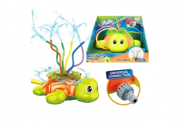 Tortue pulvérisateur d'eau en plastique pour jardin 20x10cm dans une boîte 25x19x24cm