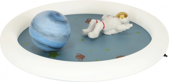 Plafonnier LED dimmable pour chambre d'enfant avec astronaute