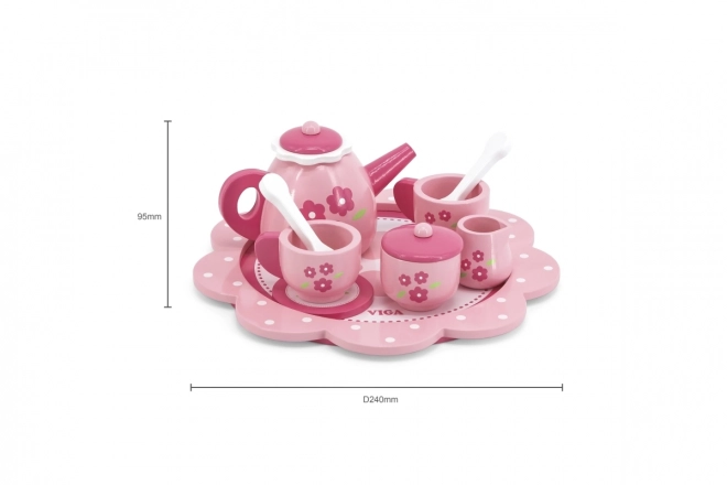 Ensemble de thé et café pour enfants Viga sur plateau