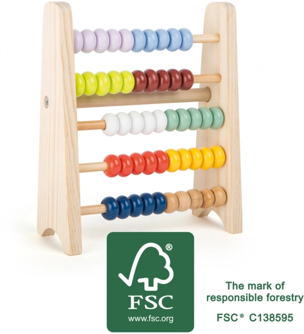 Abacus Éducatif en Bois Petit Pied