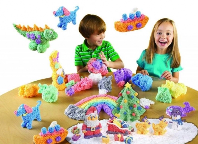 PlayFoam4; Modélina/Plastiline boule avec accessoires 7 couleurs