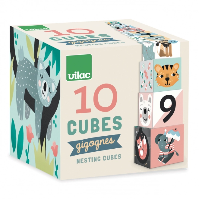 Vilac Tour empilable en cubes Michelle Carlslund