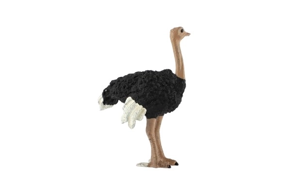 Autruche à deux doigts en plastique de zoo 11cm en sachet