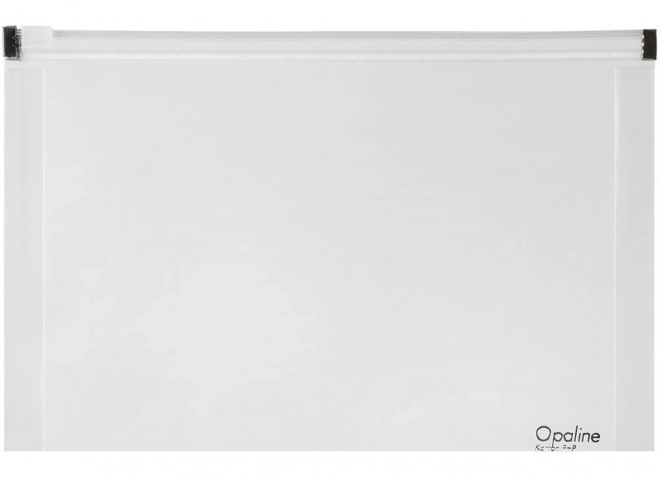 KARTON P+P Pochette avec fermeture éclair Opaline A4 transparente