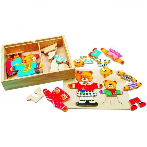 Puzzle - garde-robe d'ours
