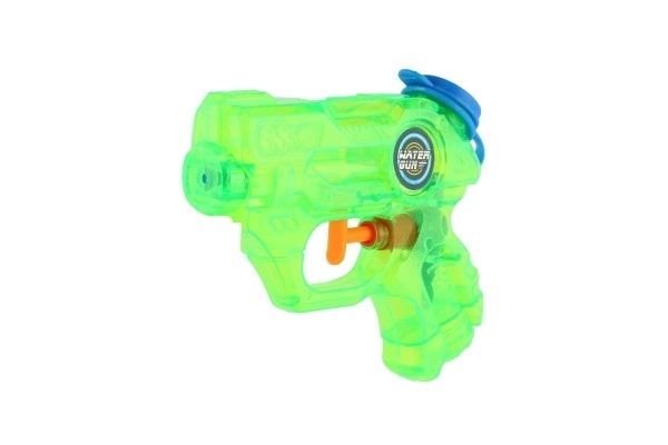 Pistolet à eau en plastique 11x10cm 2 couleurs en sachet