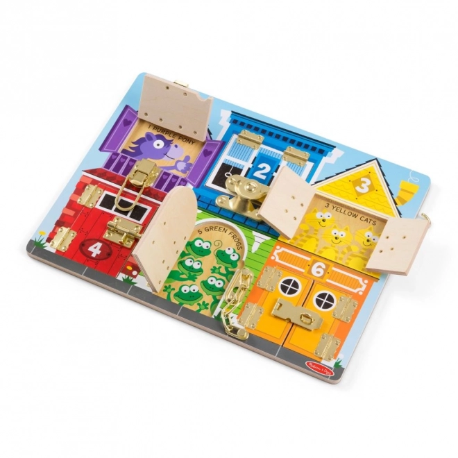 Serrures et panneau de sécurité Melissa and Doug