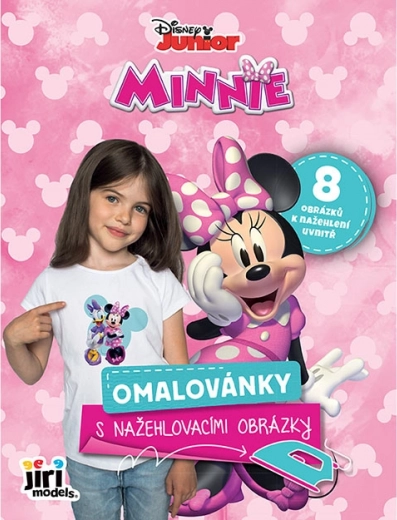 Livre de coloriage avec motifs thermocollants MINNIE