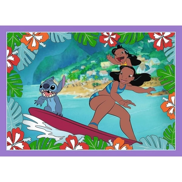 Puzzle Lilo & Stitch 4v1 Journée folle Trefl