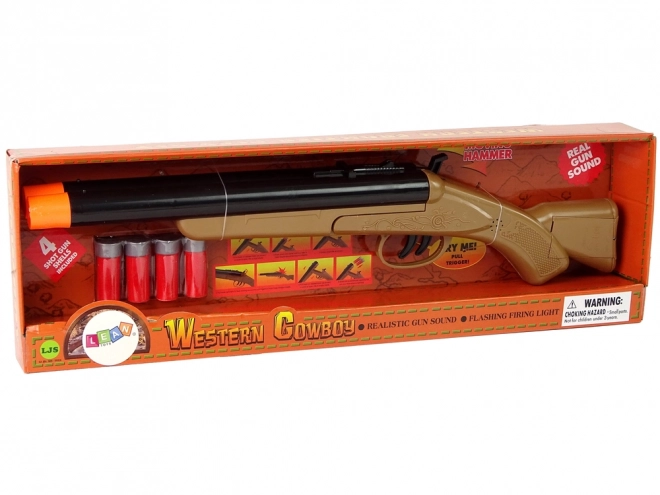 Fusil à pompe de cowboy pour enfants Munitions de cowboy