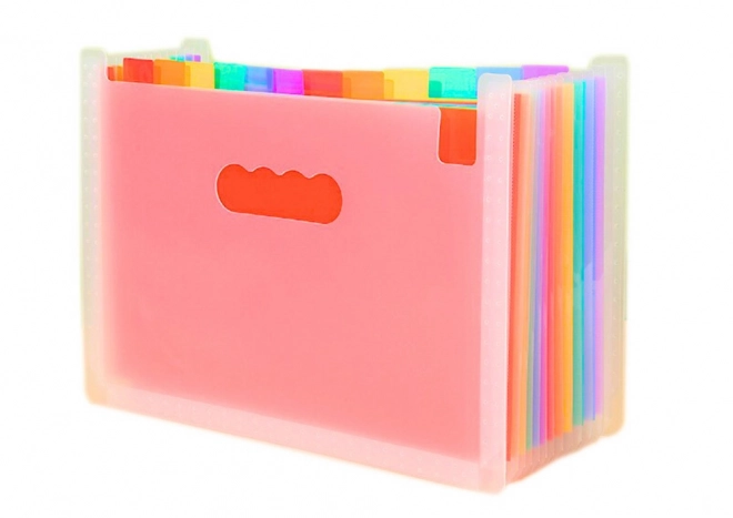 Organisateur pour documents avec onglets colorés et pochettes format A4