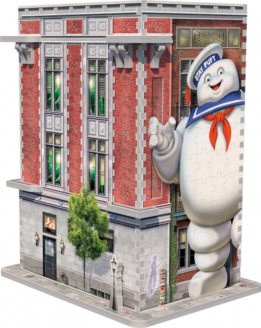 Puzzle 3D WREBBIT Ghostbusters : Caserne des pompiers des chasseurs de fantômes 500 pièces