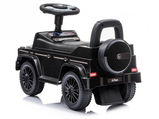Trotteur Mercedes G-Class noir avec klaxon et son de moteur