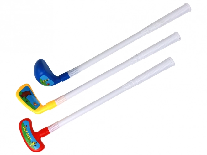 Mini ensemble de golf en plastique pour enfants ks12