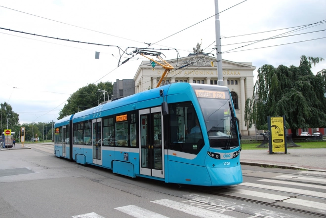 Tramway moderne en métal DPO Ostrava 23 cm