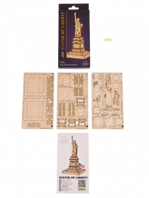 Modèle 3D en bois Statue de la Liberté
