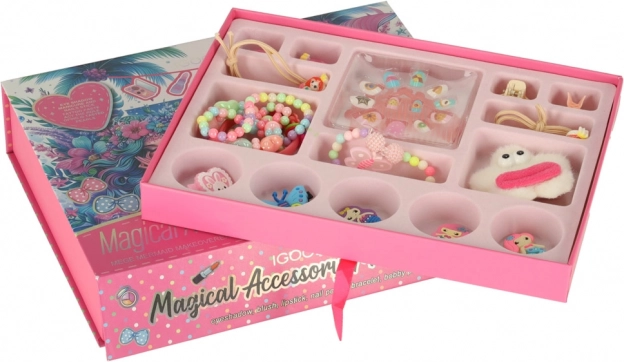 Coffret cosmétique pour enfants avec petite valise et sirène