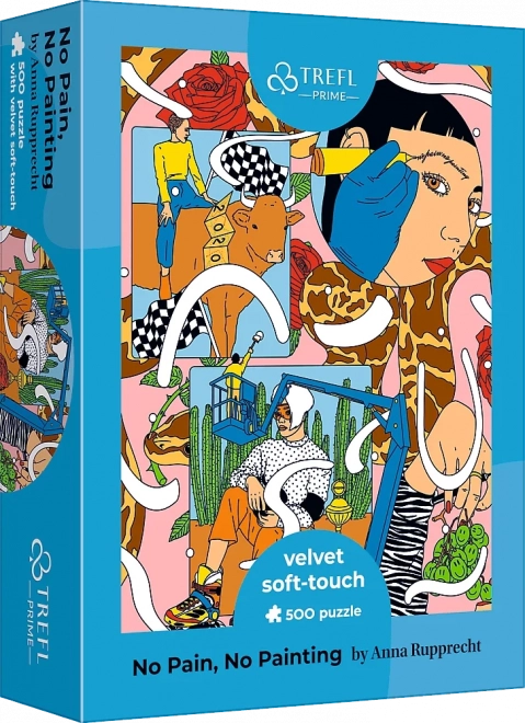 Puzzle Trefl Velvet Soft Touch UFT 500 pièces – pas de douleur, pas de peinture