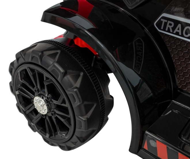 Tracteur électrique pour enfants avec lame – Rouge