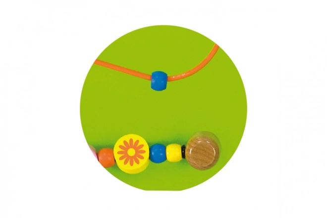 Tableau d'activités / panneau mural en bois - crocodile