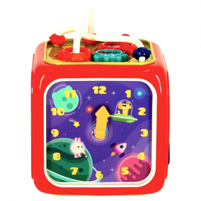Cube éducatif interactif 6 en 1 Bibi-inn rose