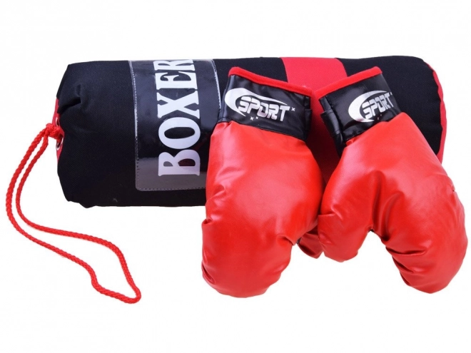 Ensemble de boxe avec gants et sac